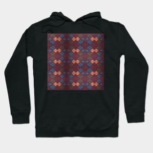 Navajo Kilim Aztec Digitized Woven Texture Hoodie